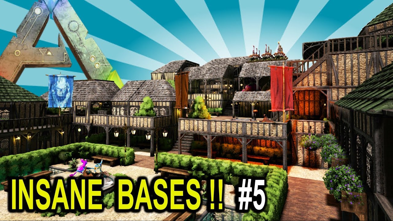 🏡 ВИТРИНА БЕЗУМНЫХ БАЗ ARK, ЧАСТЬ 5!! ВИТРИНА БАЗЫ ARK Survival Evolved