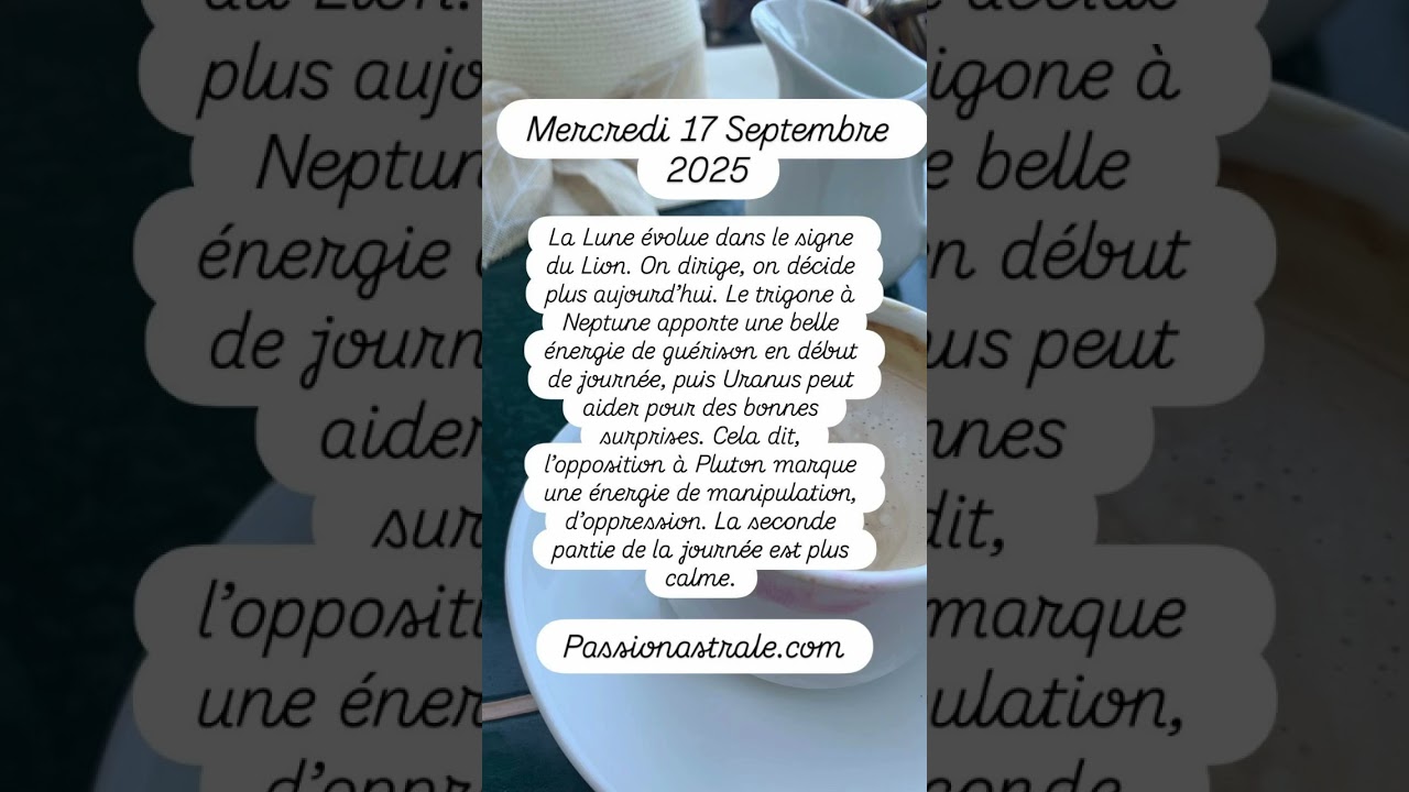 Tr&egrave;s belle journ&eacute;e #deryaastroyoga #astrologie #mercredi i