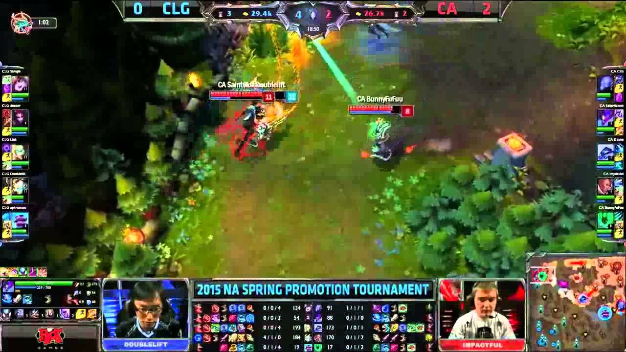 Bunnyfufuu the Thresh God vs Doublelift!
