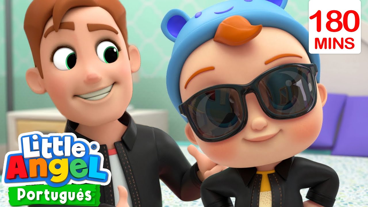 Bebê João Quer Ser Como Papai | Músicas Infantis em Português 🎵 | 3 HORAS | Little Angel Brasil