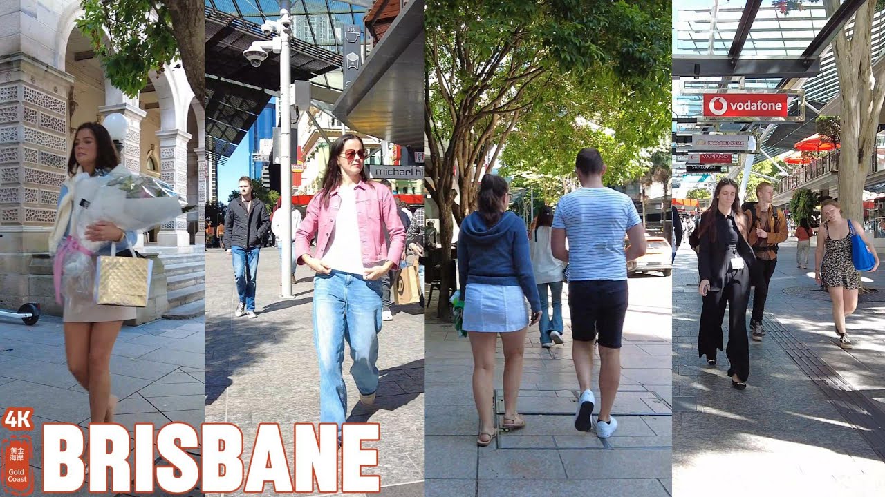[4k] Explore Brisbane CBD Friday 2 August 2024 | Queensland | Australia