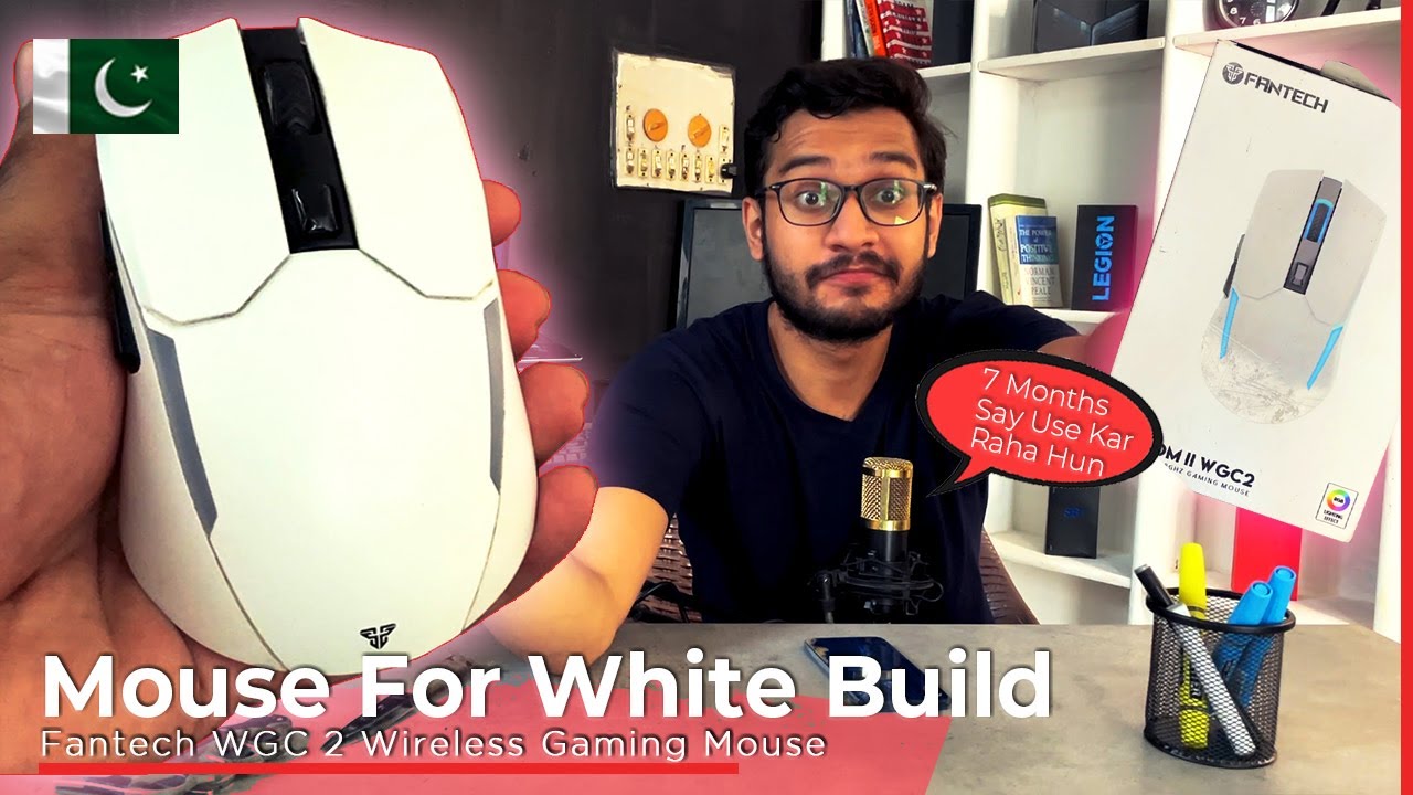 Fantech RGB WGC 2 Wireless Gaming Mouse With PixArt Sensor 2400 DPI | Budget Under 3000