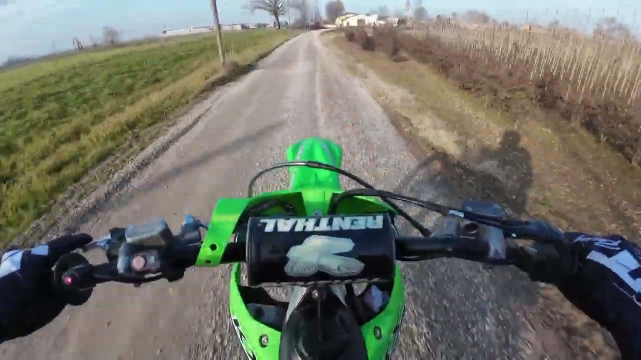 KAWASAKI KX 450 FULL GAS POV ORIGINAL EXHAUST 