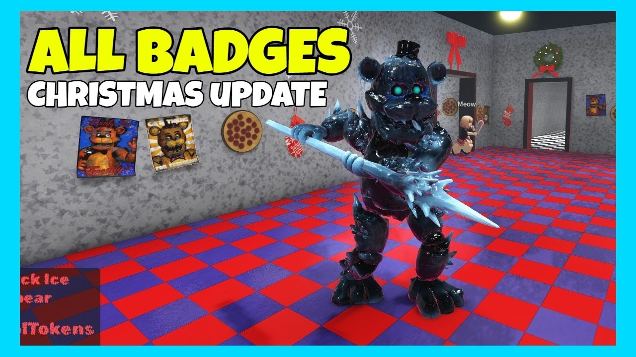 Все значки для FNAF UNIVERSE RP 2 [Обновление к Рождеству] Roblox