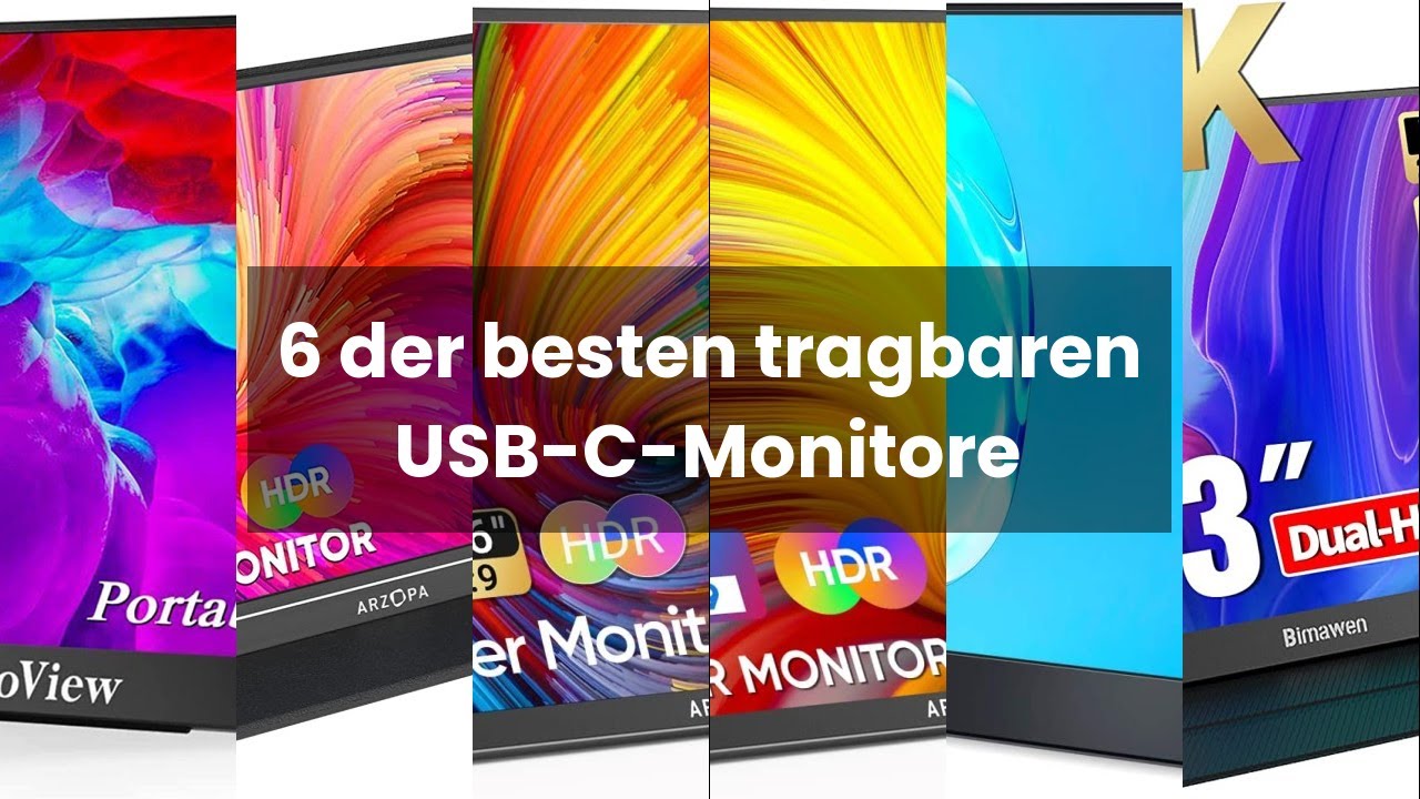 Tragbarer USB-C-Monitor: 6 der besten tragbaren USB-C-Monitore