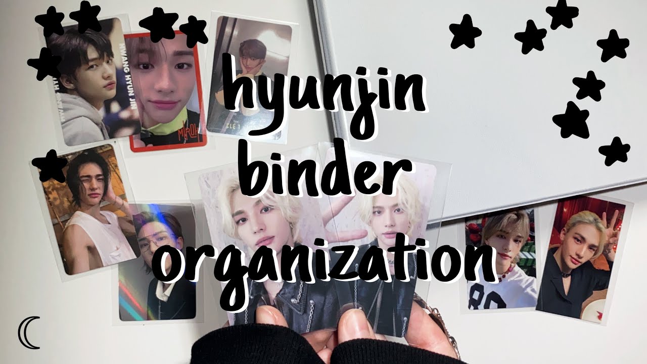 Организация биндера Хёнджина #1 | K-pop binder organization