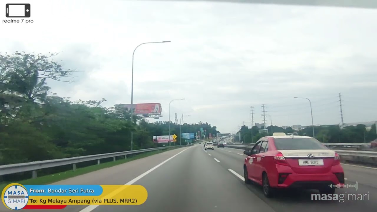 MALAYSIA ROAD DASHCAM  |  CLOUDY DAY DRIVE  |  BDR SERI PUTRA - KG MELAYU AMPANG