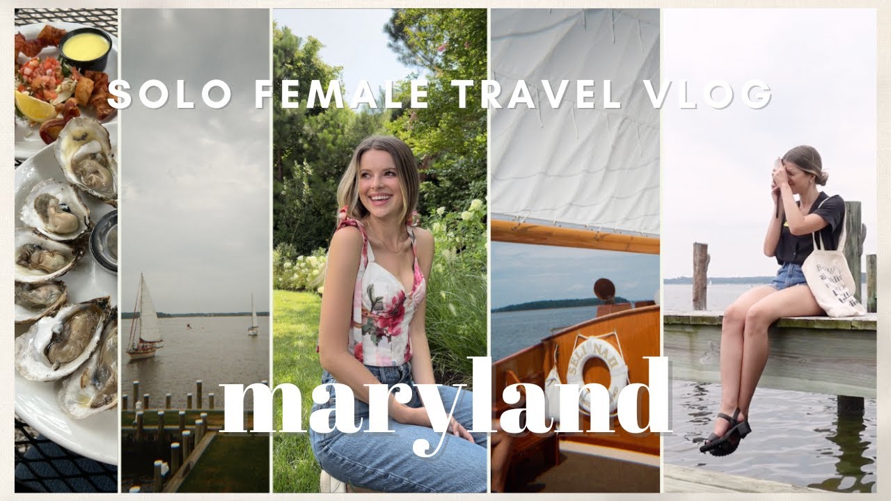 SOLO TRAVEL VLOG: St Michael's Maryland, Sailing, Seafood, Antique Shopping + Solo Female Travel