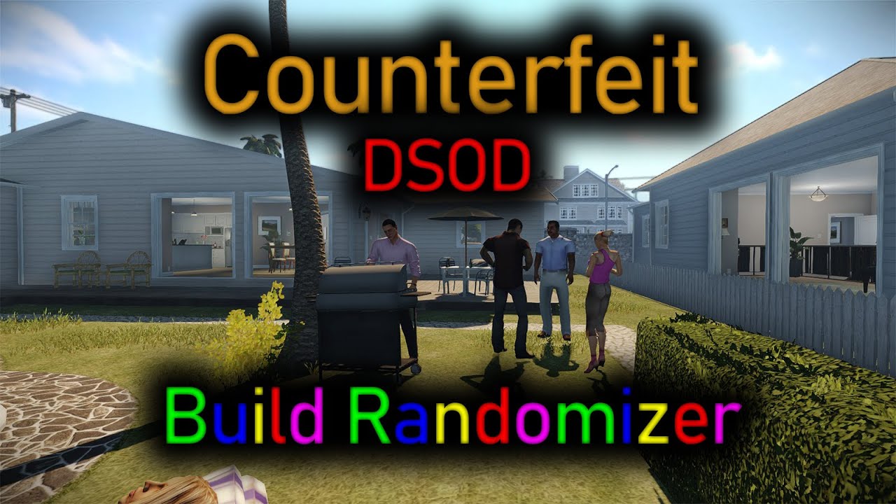 Payday 2 Counterfeit DSOD Duo feat. Yokai (No AI, Downs) Build Randomizer