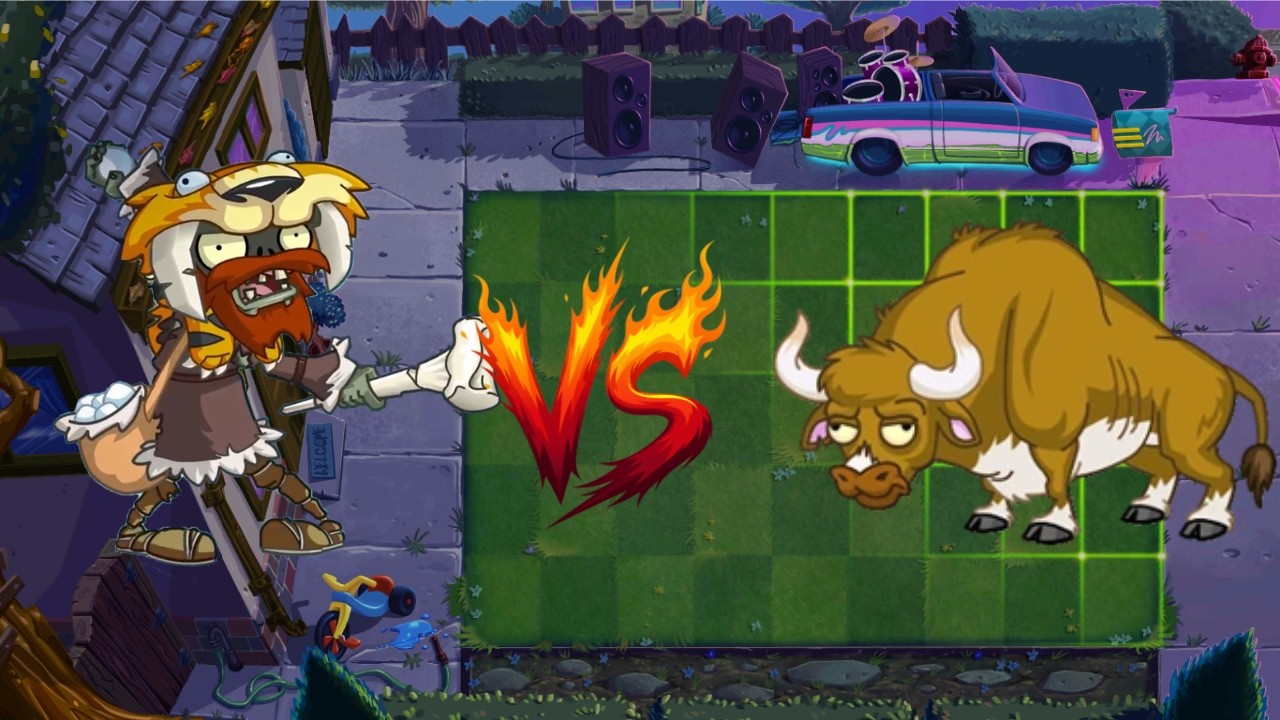 Hunter Zombie vs Bull Zombie
