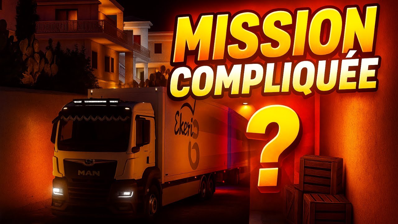 Livraison ULTRA compliquée dans les ruelles de Grèce #6 Let's Play Euro Truck Simulator 2