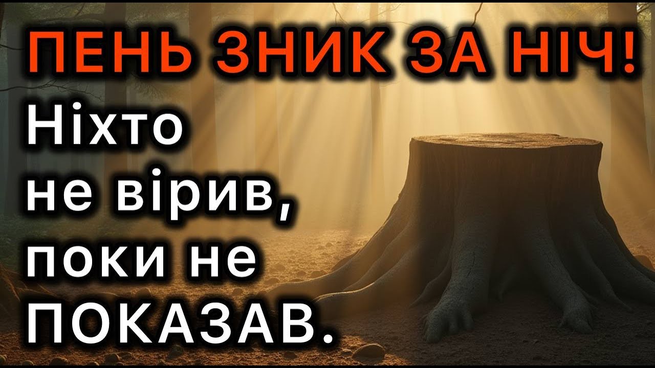 ПЕНЬ ЗНИК ЗА НІЧ! Дідівський СЕКРЕТ! Ніхто не вірив, поки я не ПОКАЗАВ.