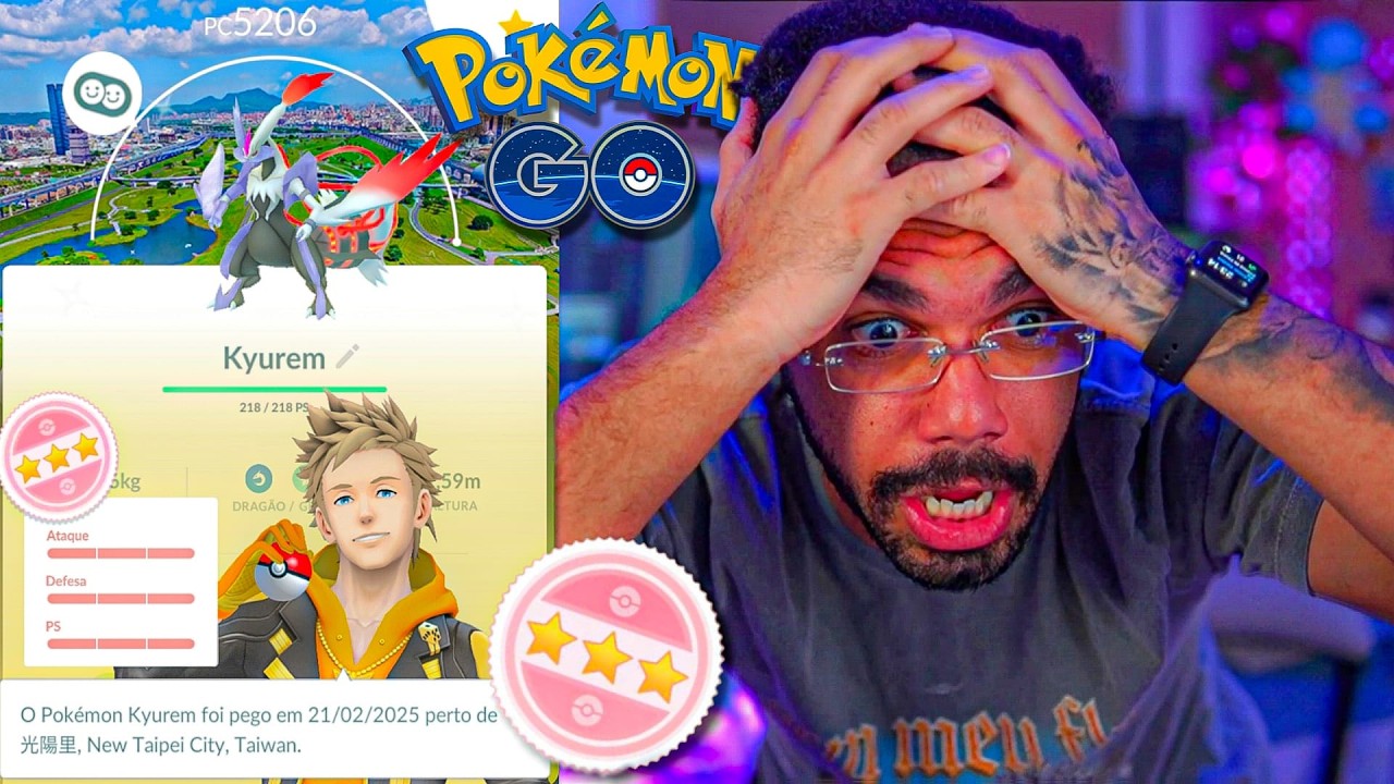 ZERAMOS O JOGO!! KYUREM-WHITE 100% ✨SHINY✨ COM FUNDO DE EDIÇÃO LIMITADA!! 🤯 #pokemongo