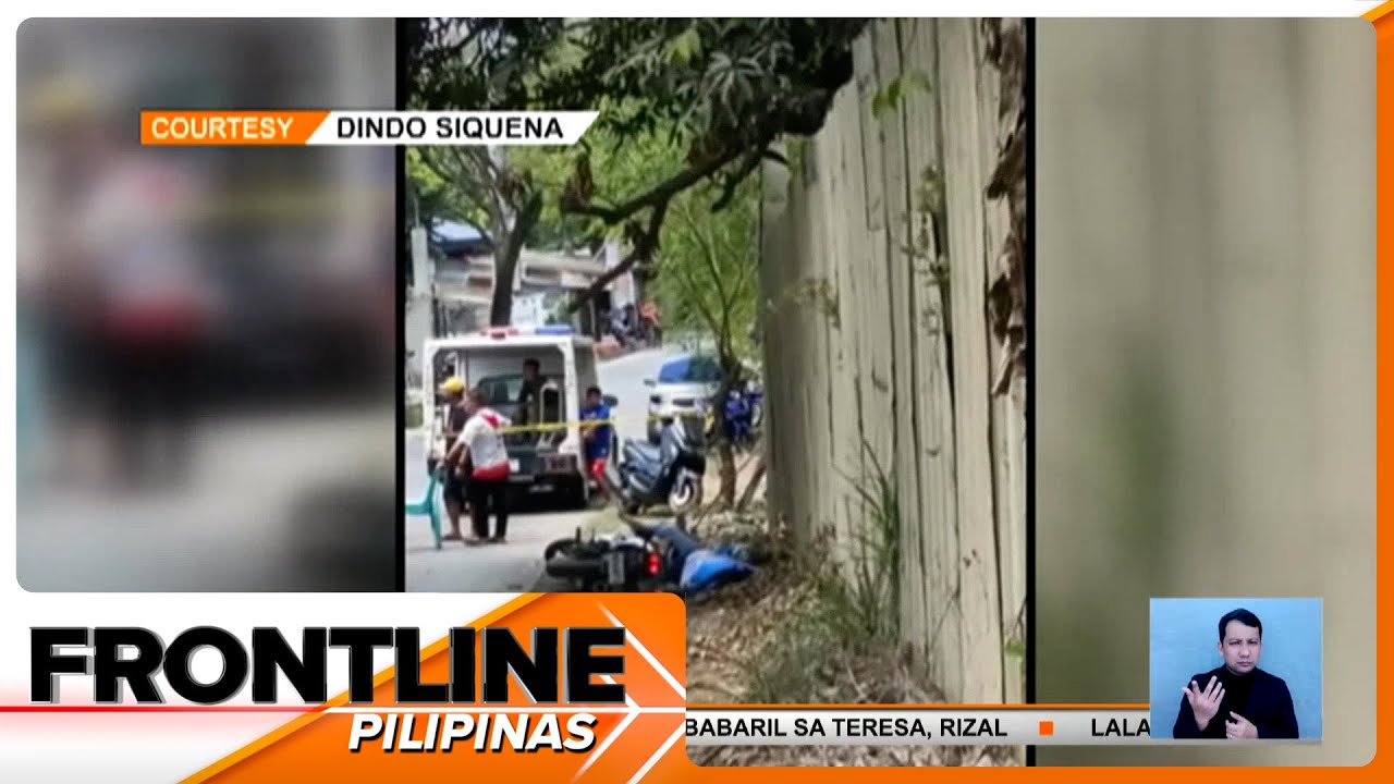 Mag-asawang sakay ng motorsiklo, patay sa pamamaril sa Rizal | Frontline Pilipinas