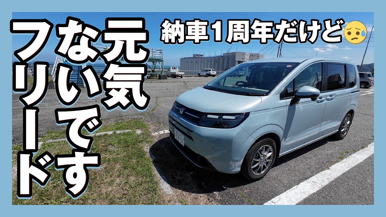 【納車1周年長期レビュー】新型フリードがいろいろな面で元気ないです【夏の海岸線をドライブしながら紹介します】