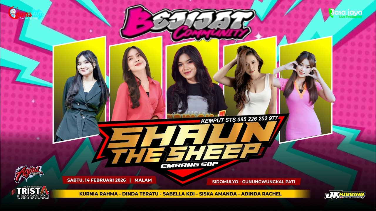 LIVE SHAUN THE SHEEP - HAPPY PARTY BEJIJAT COMMUNITY - SIDOMULYO GUNUNGWUNGKAL | COUNSTITY AUDIO