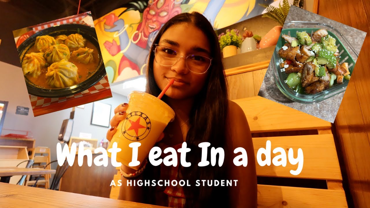 What I Eat As A High school student *Realistic*