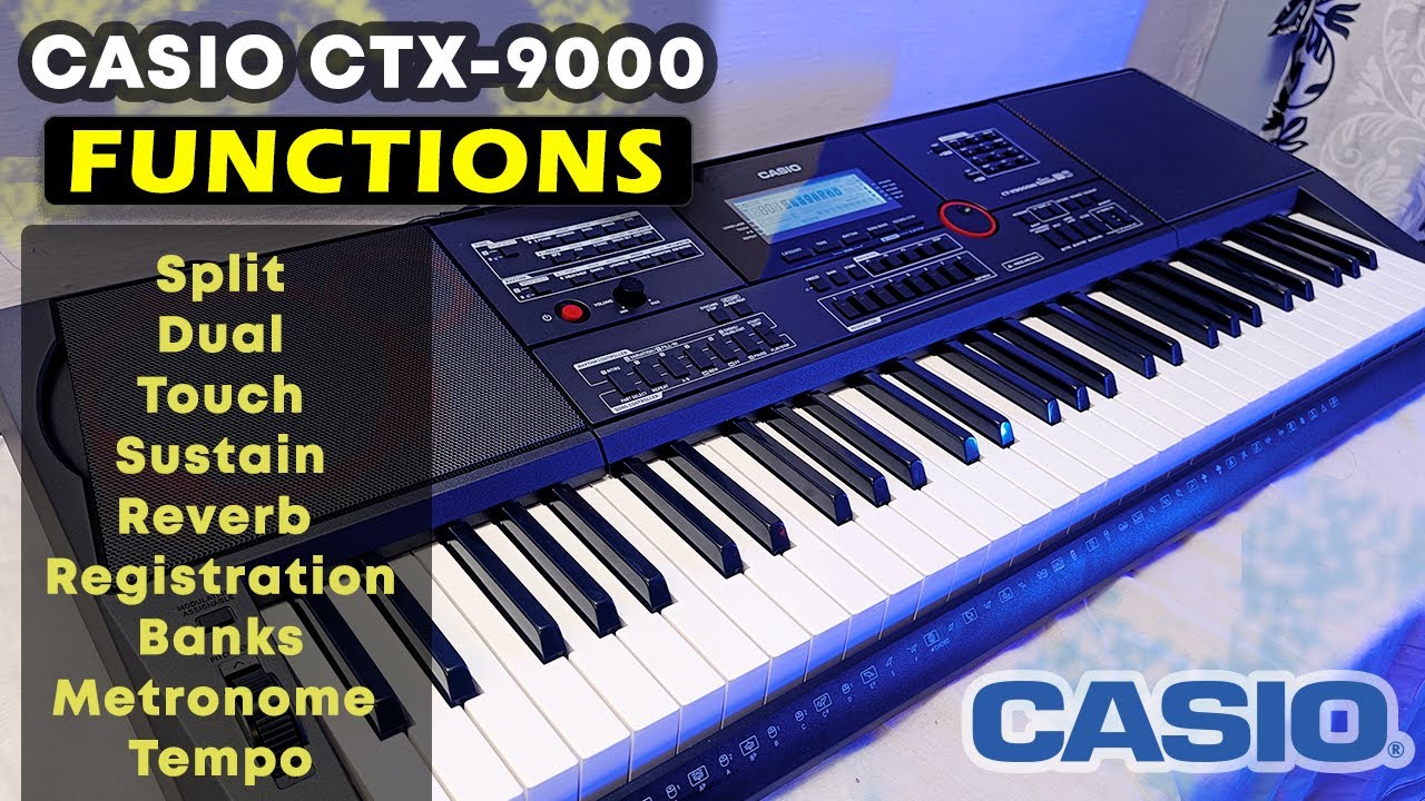 🔥Casio CT-X9000IN All Functions and Its Working - Detailed Video