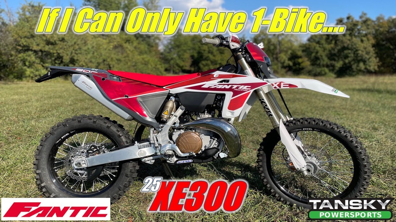 Fantic XE300 2025 года... Если у меня есть только один мотоцикл, почему бы не выбрать Fantic XE30...
