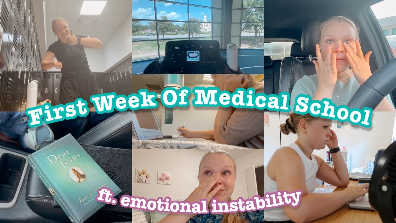 First Week Of Medical School Vlog 🩺 // raw thoughts + emotions 🎢