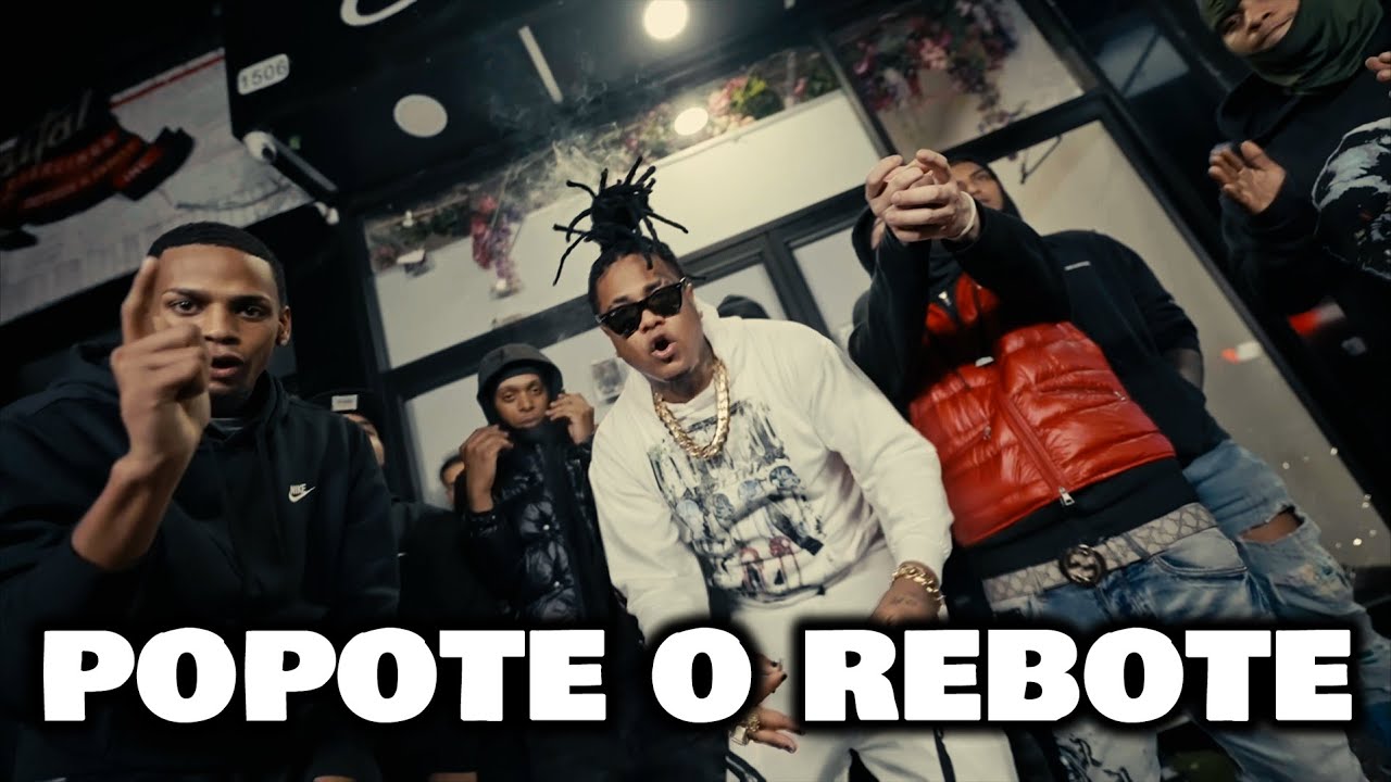 BLACKY DRIPPY, Shelow Shaq, Papy Black - POPOTE O REBOTE 💚🍍 (Official Video) Remix