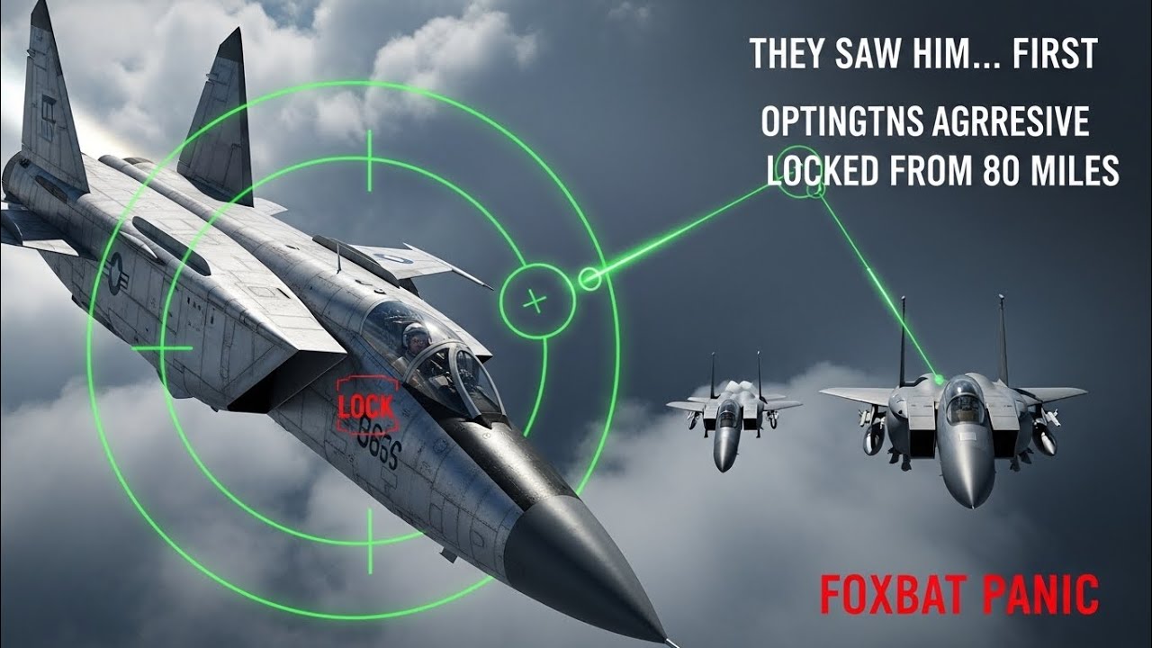 The Moment MiG-25 Pilots Realized the F-15 Could See Them First