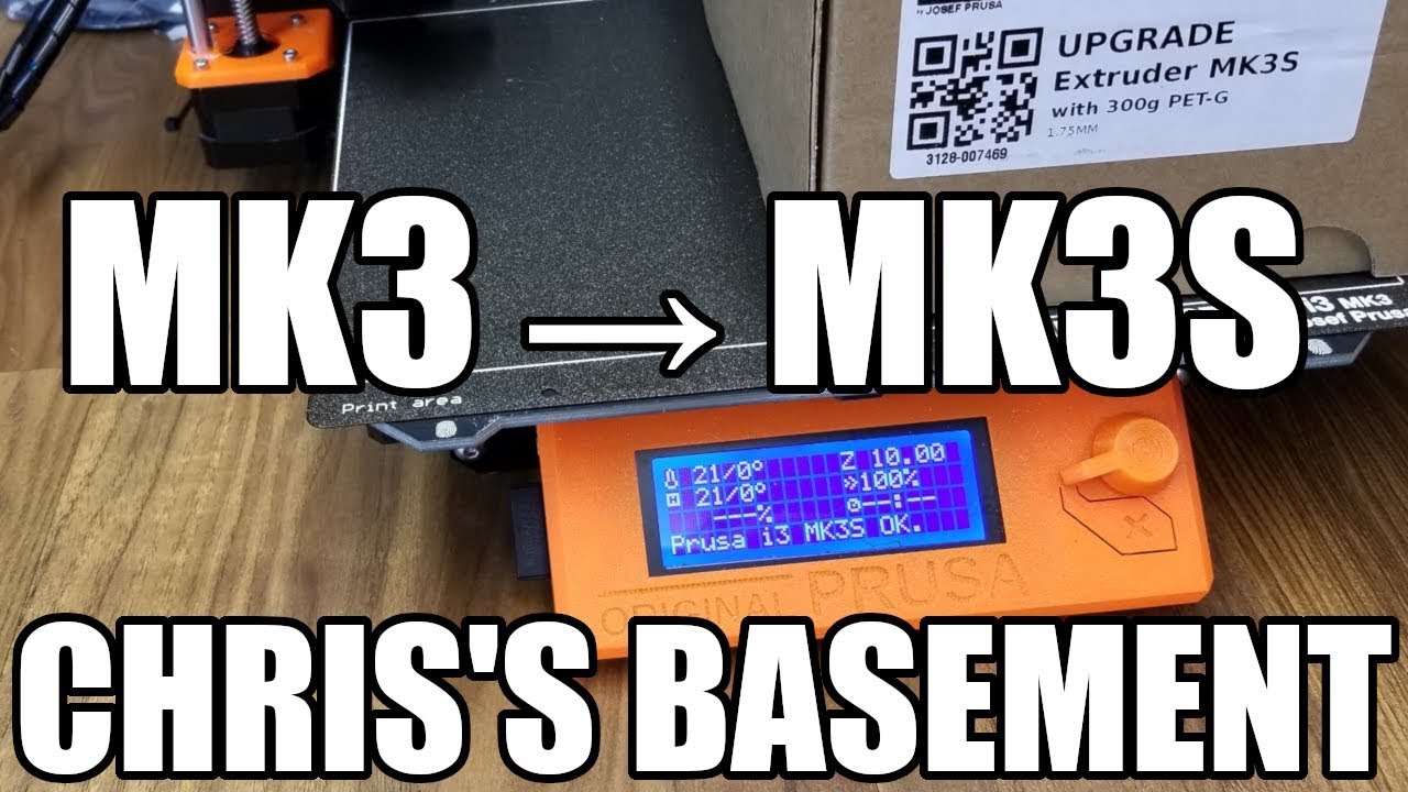 Улучшение Prusa MK3 до MK3S — Прохождение — Подвал Криса