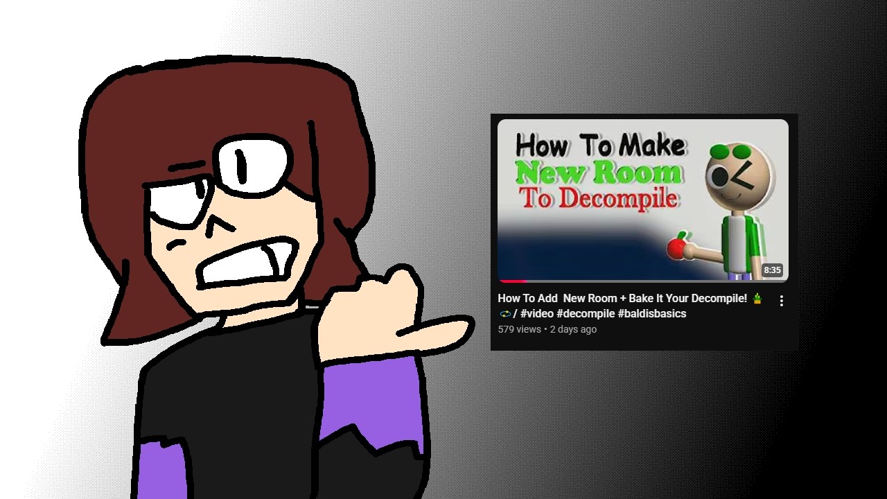 Как по-настоящему сделать годную комнату в вашем Baldi Decompile (пародия на HarryTuts)