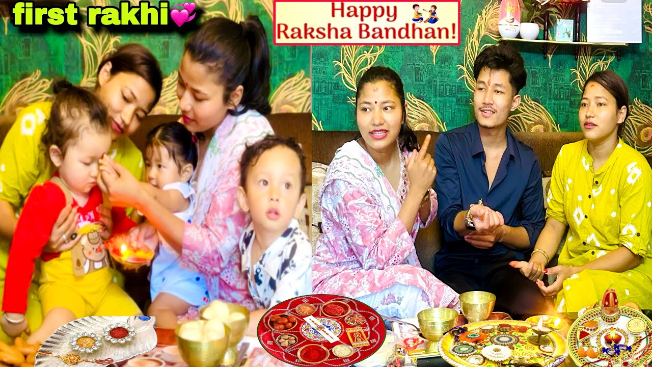 Kayu Diyu's First Raksha Bandhan Special💞😍Kwati purnima💕Twins Couple  