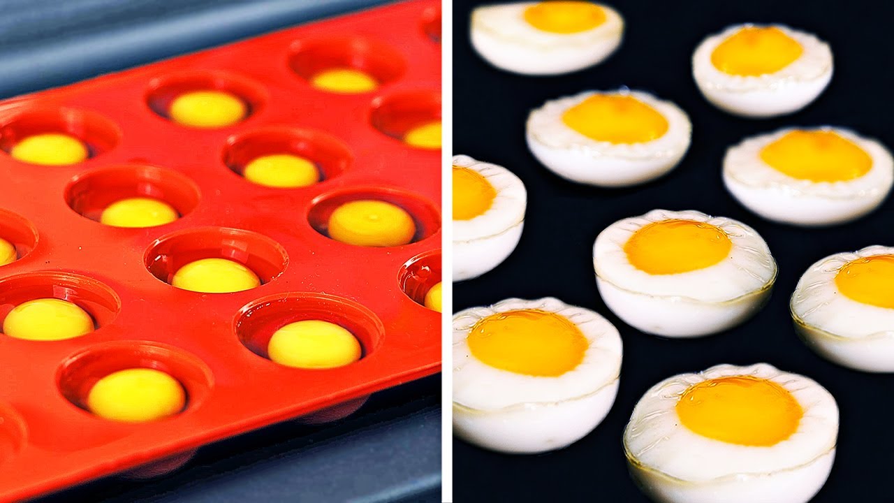 Trik dan Resep Telur MINI Vs. RAKSASA || Kiat Memasak Telur