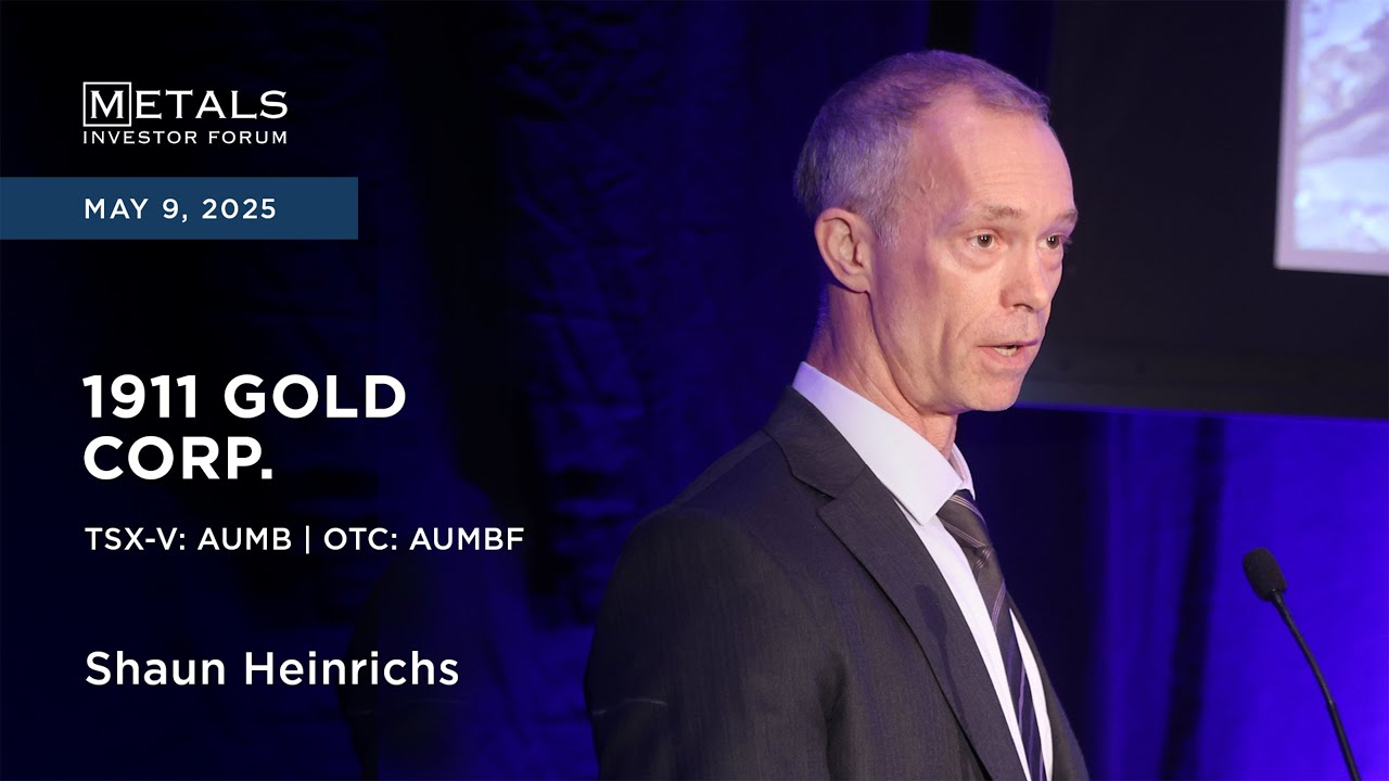Shaun Heinrichs of 1911 Gold Corp. presents at Metals Investor Forum in Vancouver | May 2025
