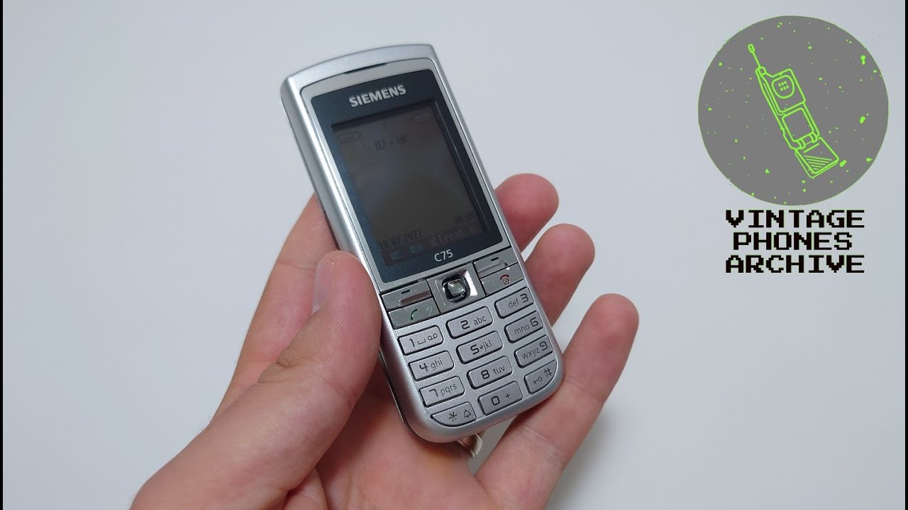 Siemens C75 Mobile phone menu browse, ringtones, games, wallpapers