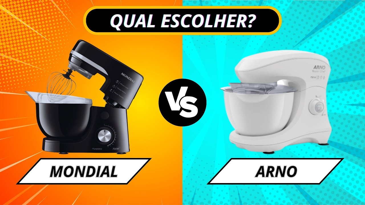 Mondial ou Arno Super chef: Qual Batedeira Planetária Escolher? [COMPARATIVO]