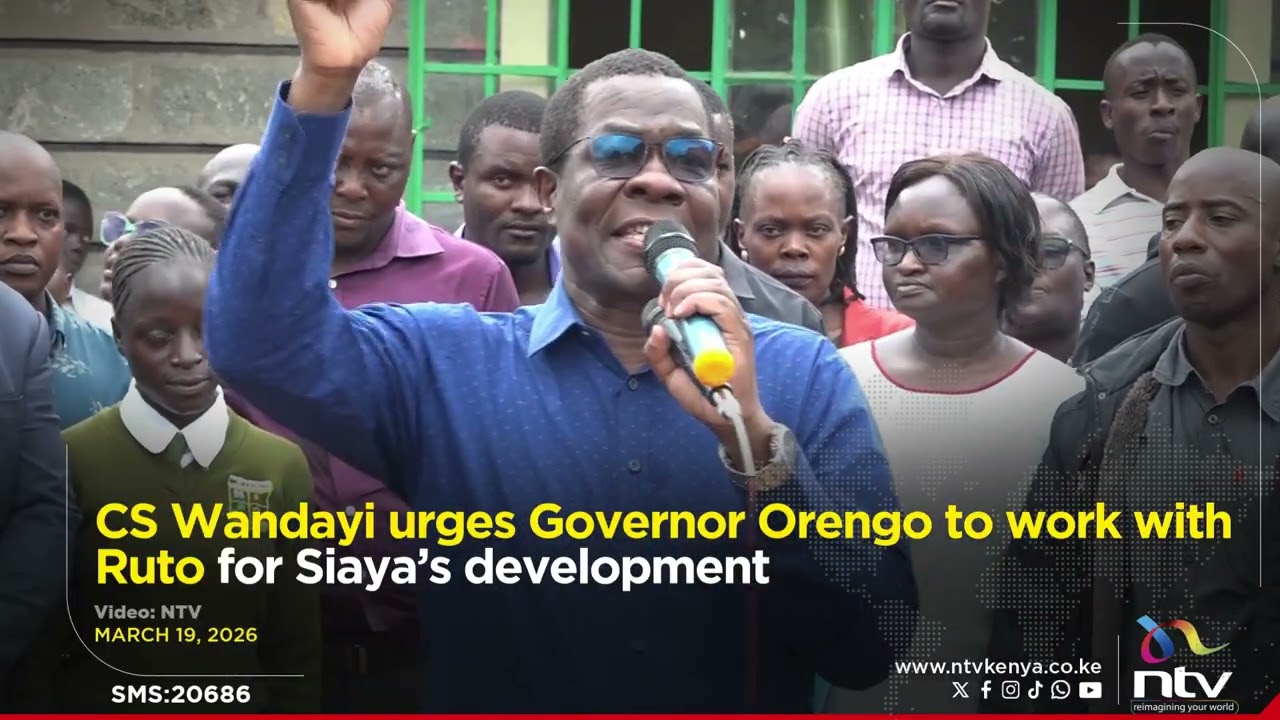 CS Wandayi urges Governor Orengo to work with Ruto for Siaya’s development