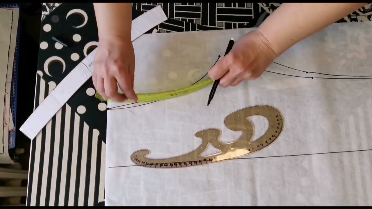 Praktična primena lenira krivuljara #diy #krojenje #sewing