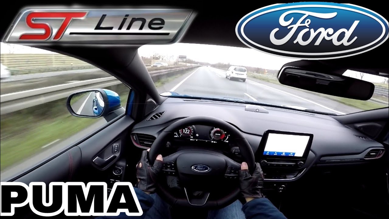 2020 Ford Puma ST-line X 1.0 EcoBoost (155 PS) POV Testdrive AUTOBAHN Beschleunigung & Speed