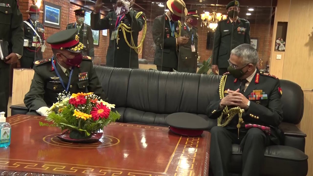 Arrival of General Naravane, COAS Indian Army