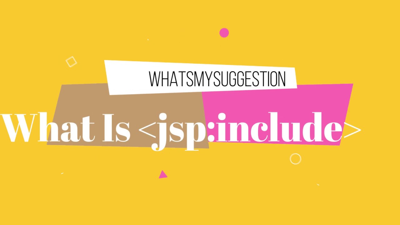 What is Jsp Include Tag
