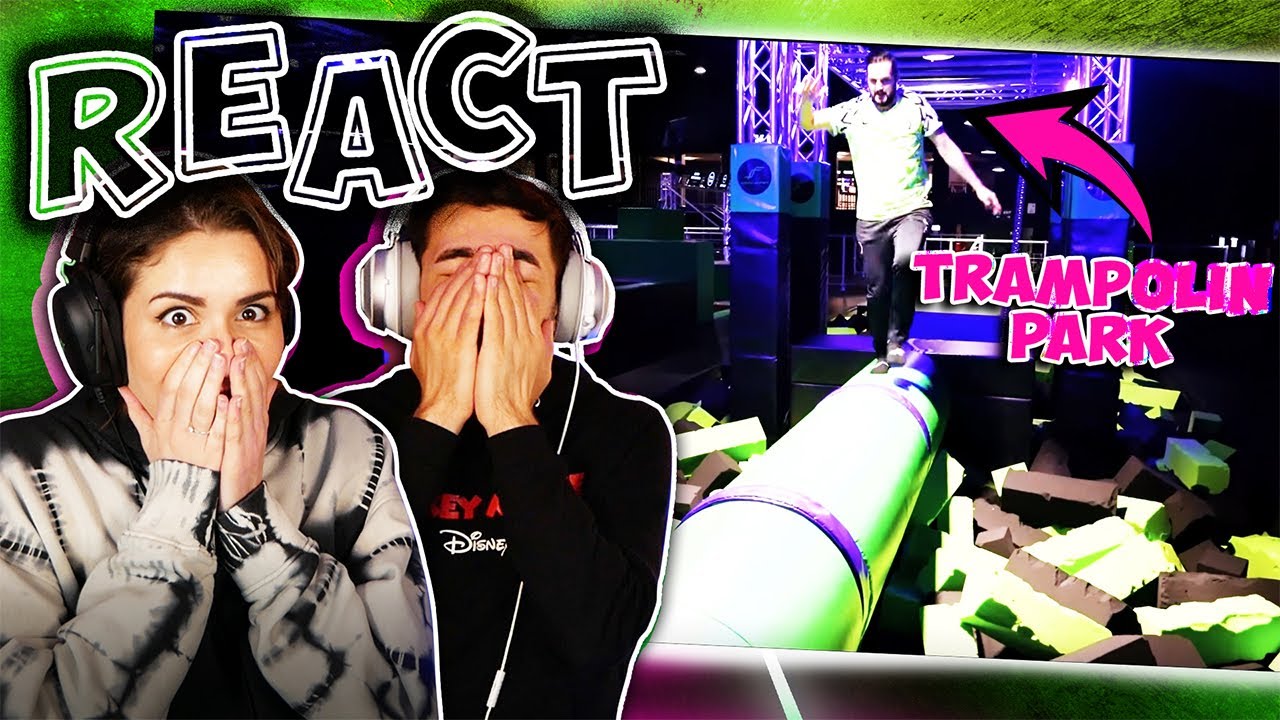 REACTION AUF KAAN & KATHI ALLEIN IM TRAMPOLINPARK! Kaan bekommt eine 1+ in Sport
