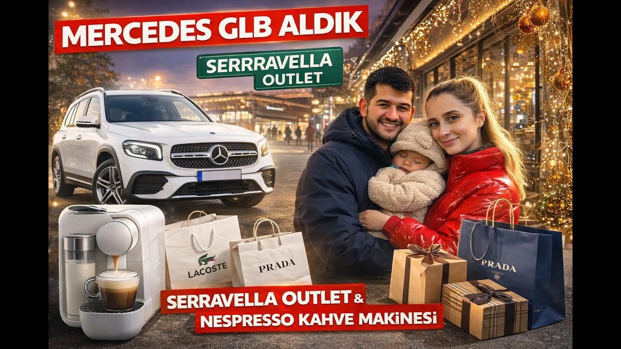 Arabamızı Aldık!! Kapsül Kahve Makinesi Aldık ve Serravalle Outlet'e Gittik.