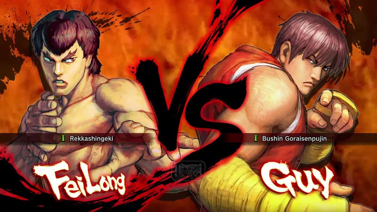 Ultra Street Fighter 4 - Fei Long Vs Guy [Hardest]