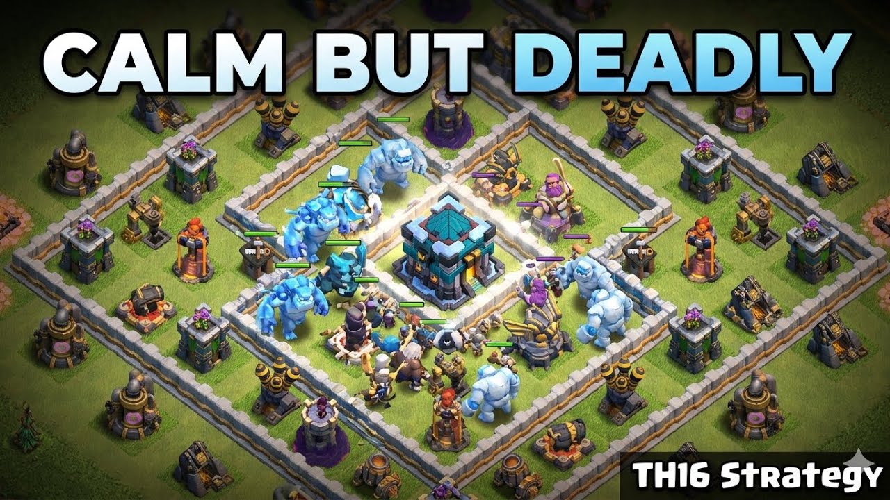 No Rush. Just Skill. | TH16 Strategy 🔥