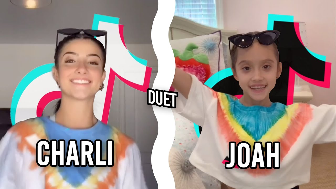 8 Year Old Does TikTok Duet With Charli D'Amelio 💜