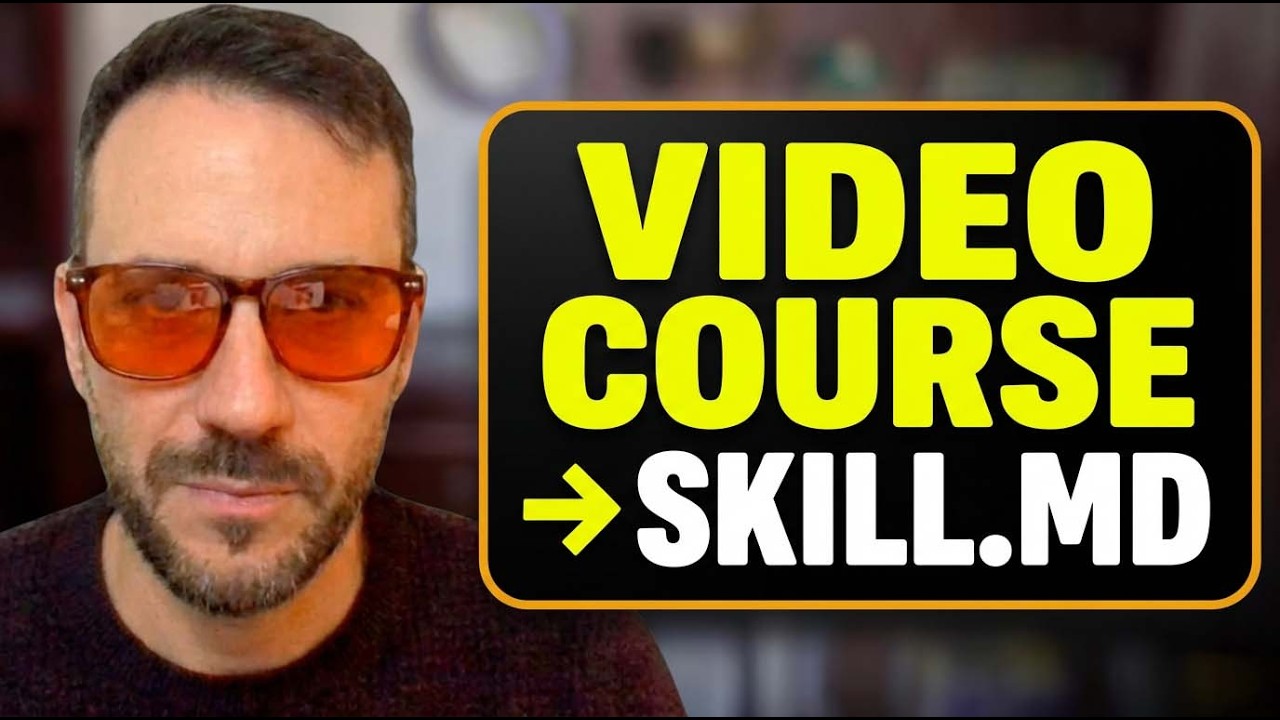 Turn ANY YouTube Course Into an AI “Skill” (In Minutes)