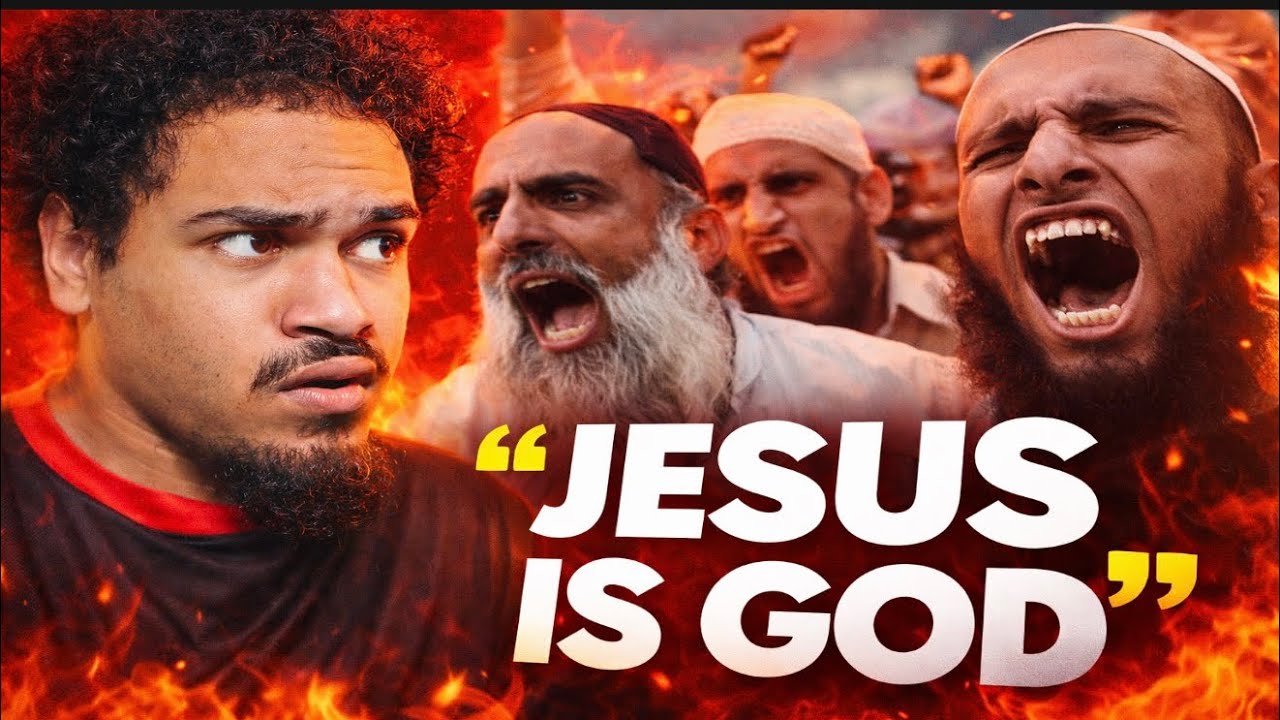 MUSLIMS CRASH OUT AFTER I SAY JESUS IS GOD