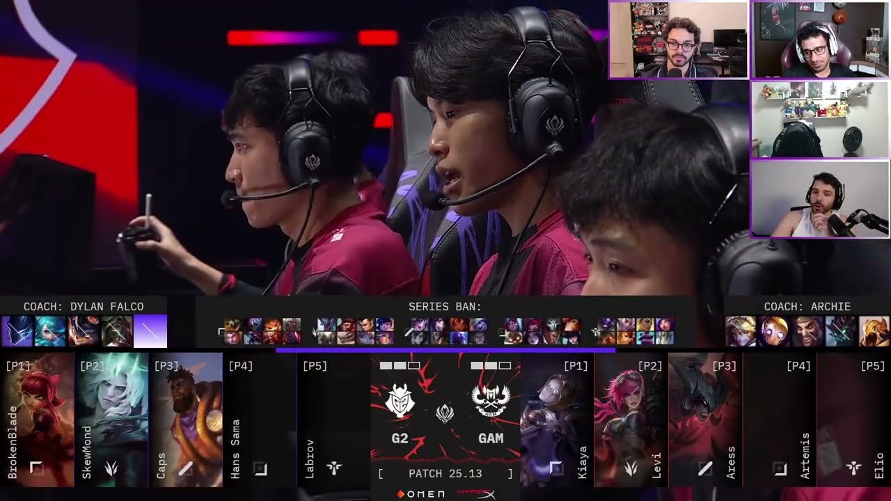 G2 x GAM | Jogo 5 - MD5 | Play-in - MSI 2025 | Ilha das Lendas