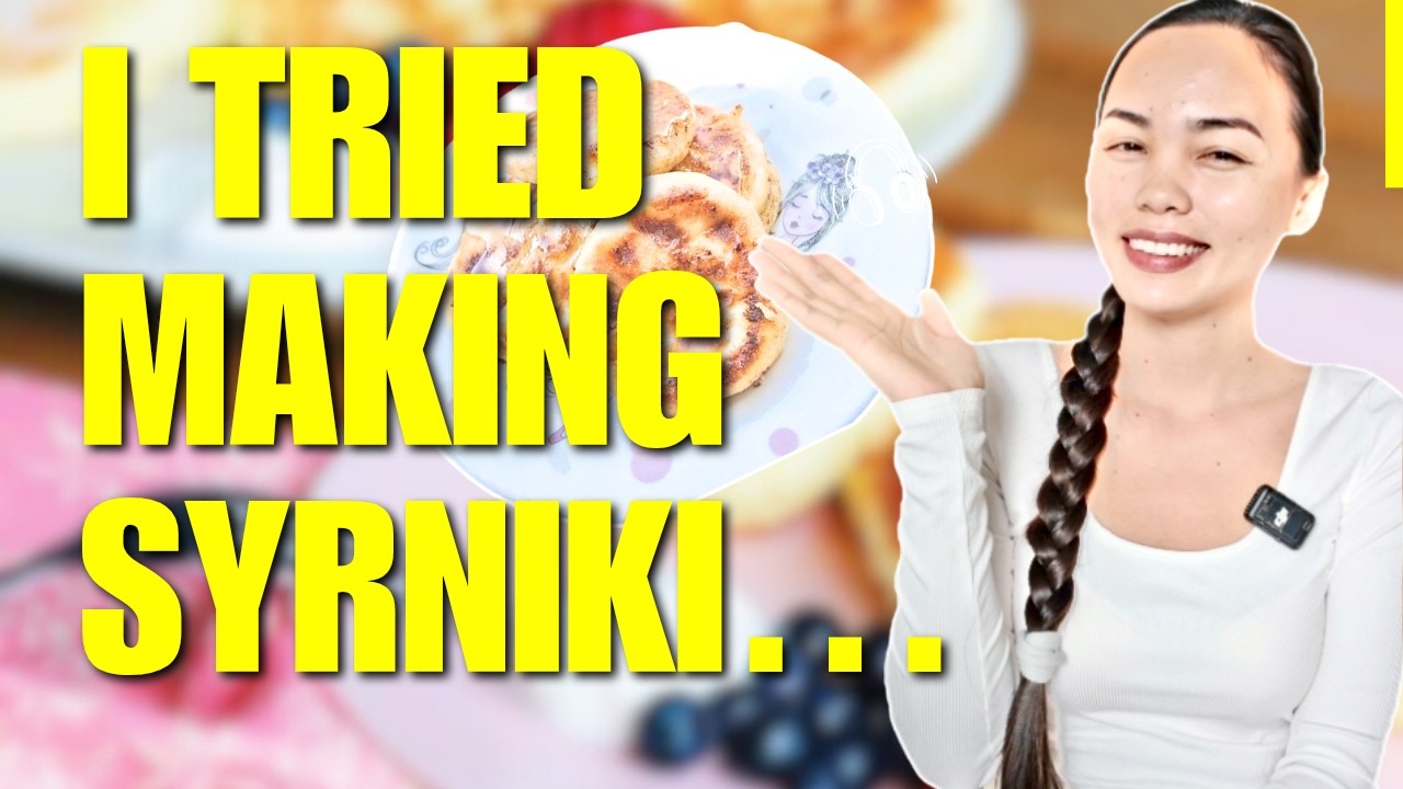 Making Syrniki for the First Time | Filipina Mom Living in Russia 