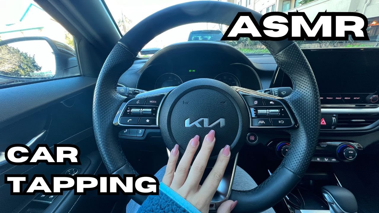 Lofi ASMR in my Car | Tapping & Scratching with Long Nails
