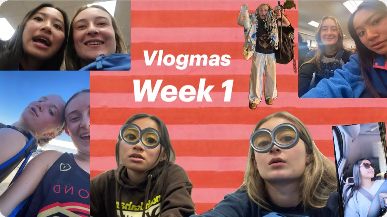 VLOGMAS WEEK 1 | 📚🥍🎁
