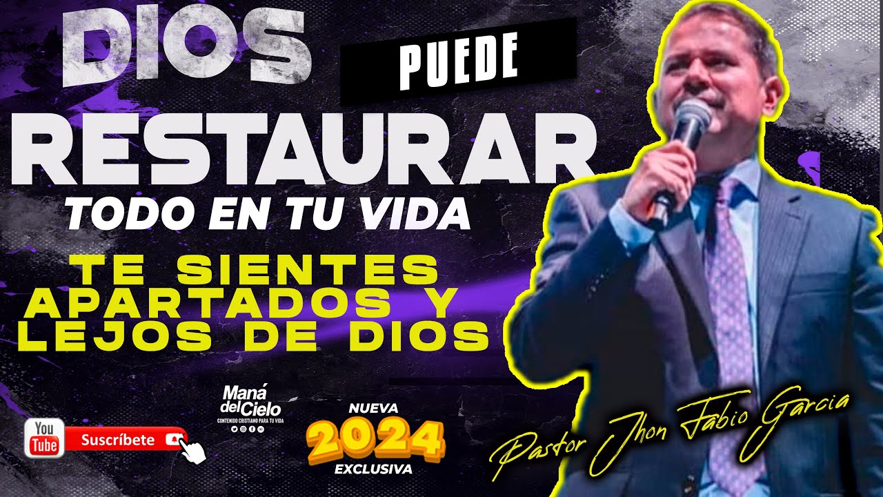 😭Dios te PUEDE😭RESTAURAR Todo⚠️Estas APARTADO⚠️VUELVE A DIOS🙌 Pastor Jhon Fabio Garcia 2024